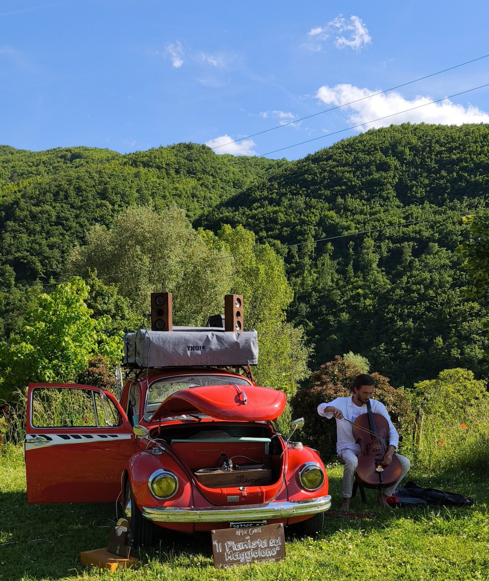 Il Pianista sul Maggiolone